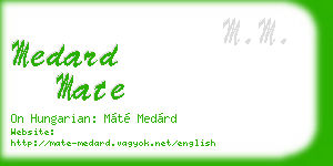 medard mate business card