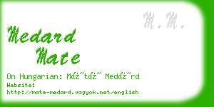 medard mate business card